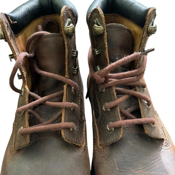 Dr. Comfort Boss 9520 Men's Brown Leather Lace Up Ankle Work Boots Size US 10.5W - Picture 7 of 8